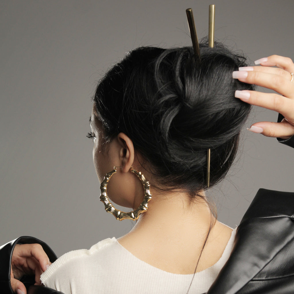 Simple Sandalwood Wooden Hairpin Black Hair Chopstick Hair - Temu Australia